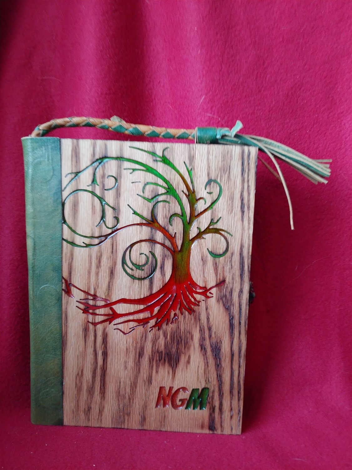 D&D book box — handmade by QCraft