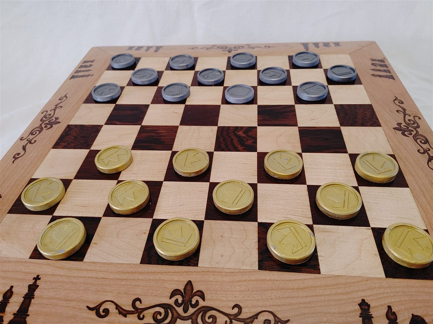 Chess & checkers box — handmade by QCraft