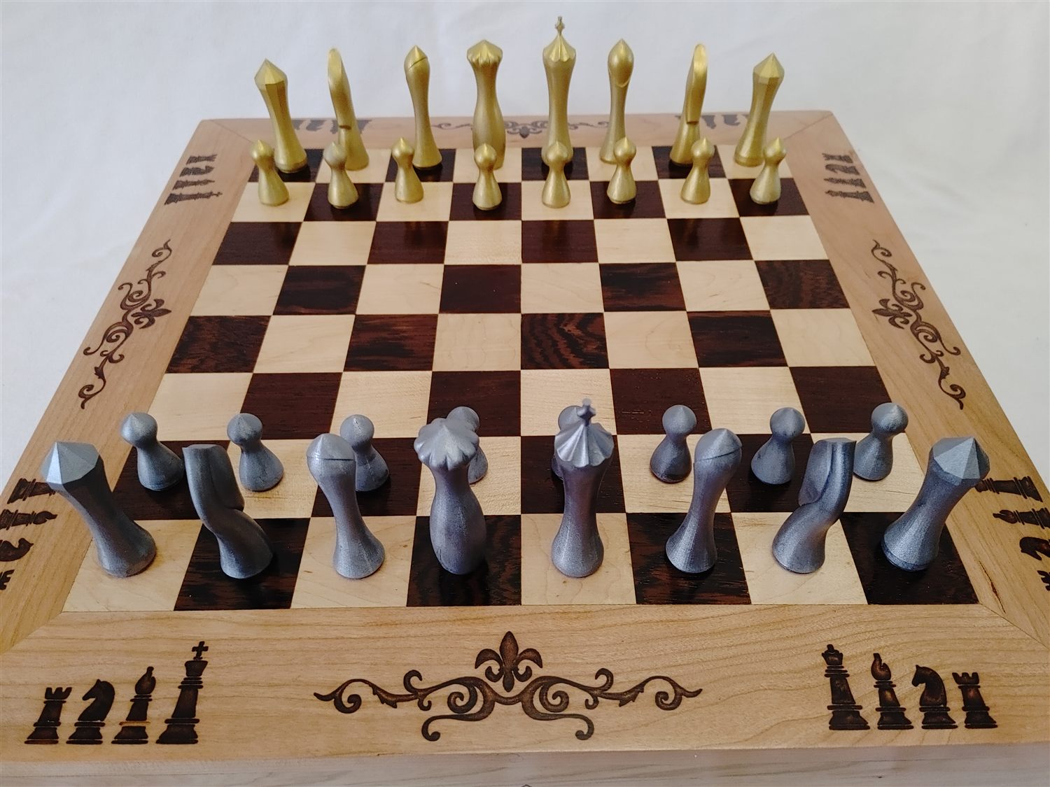 Chess & checkers box — handmade by QCraft