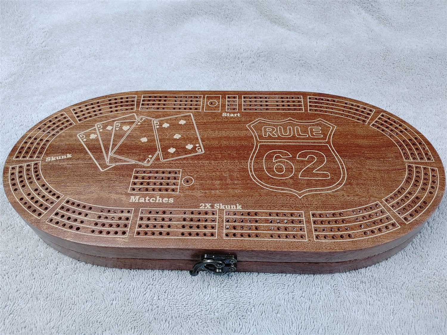 Cribbage board — handmade by QCraft