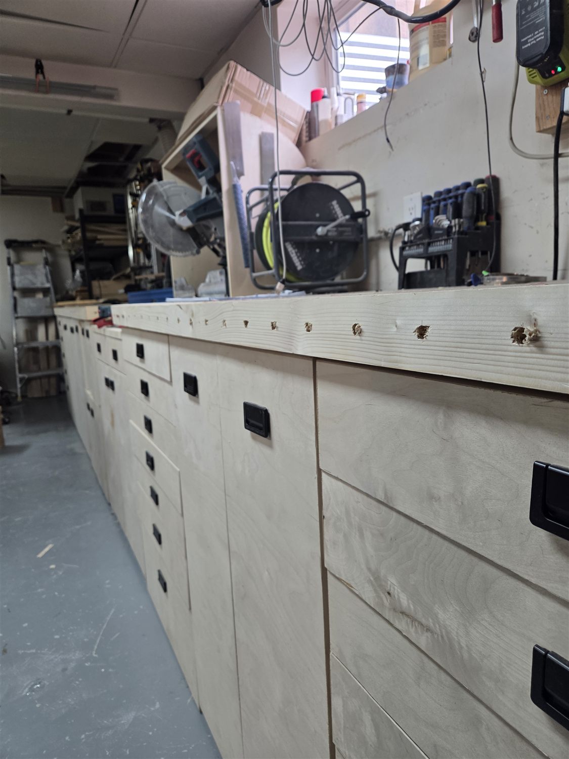 Shop cabinets — handmade by QCraft