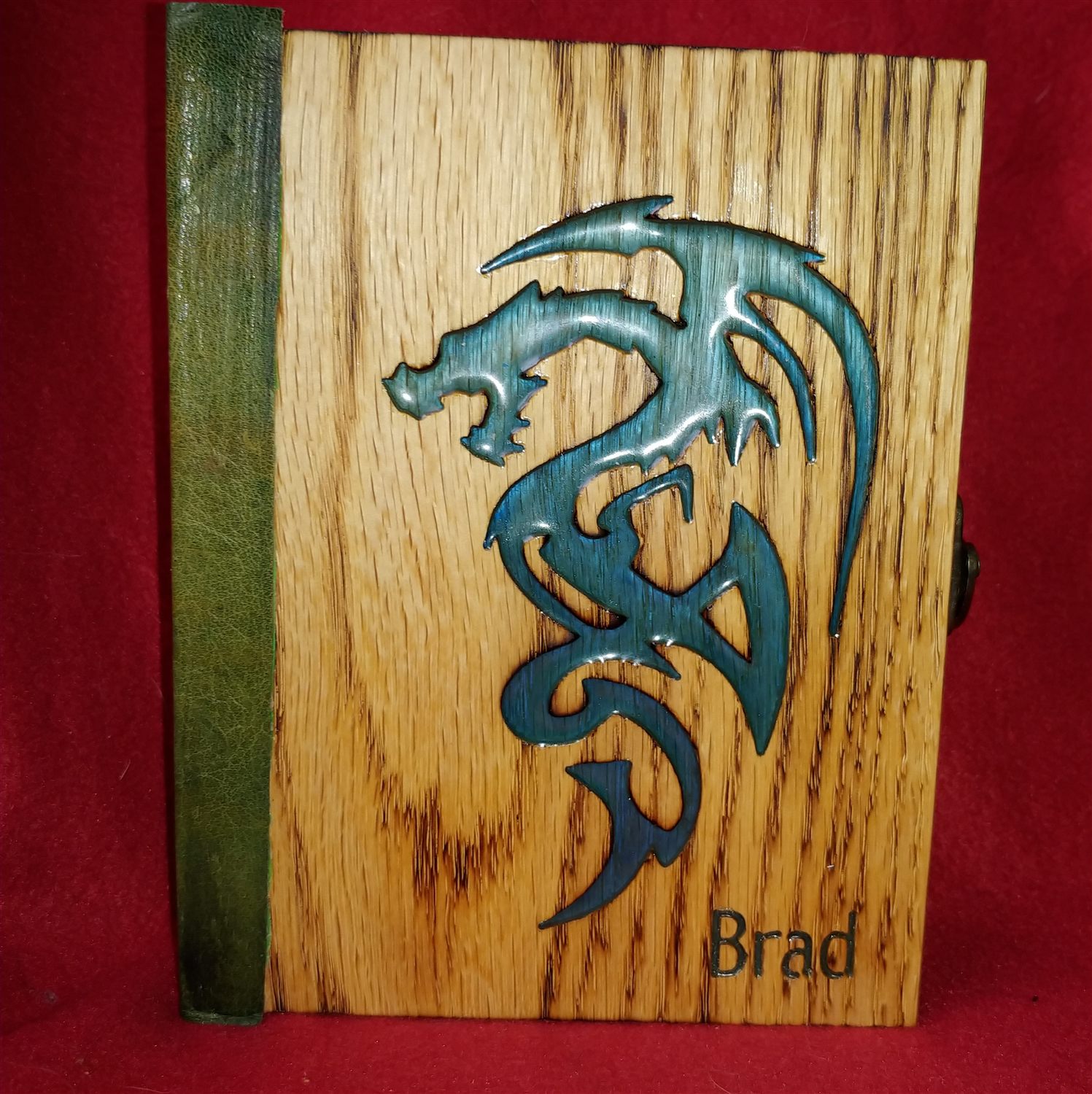 Dragon D&D book box — handmade by QCraft