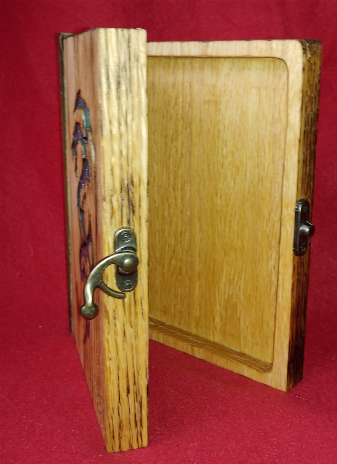 Dragon D&D book box — handmade by QCraft