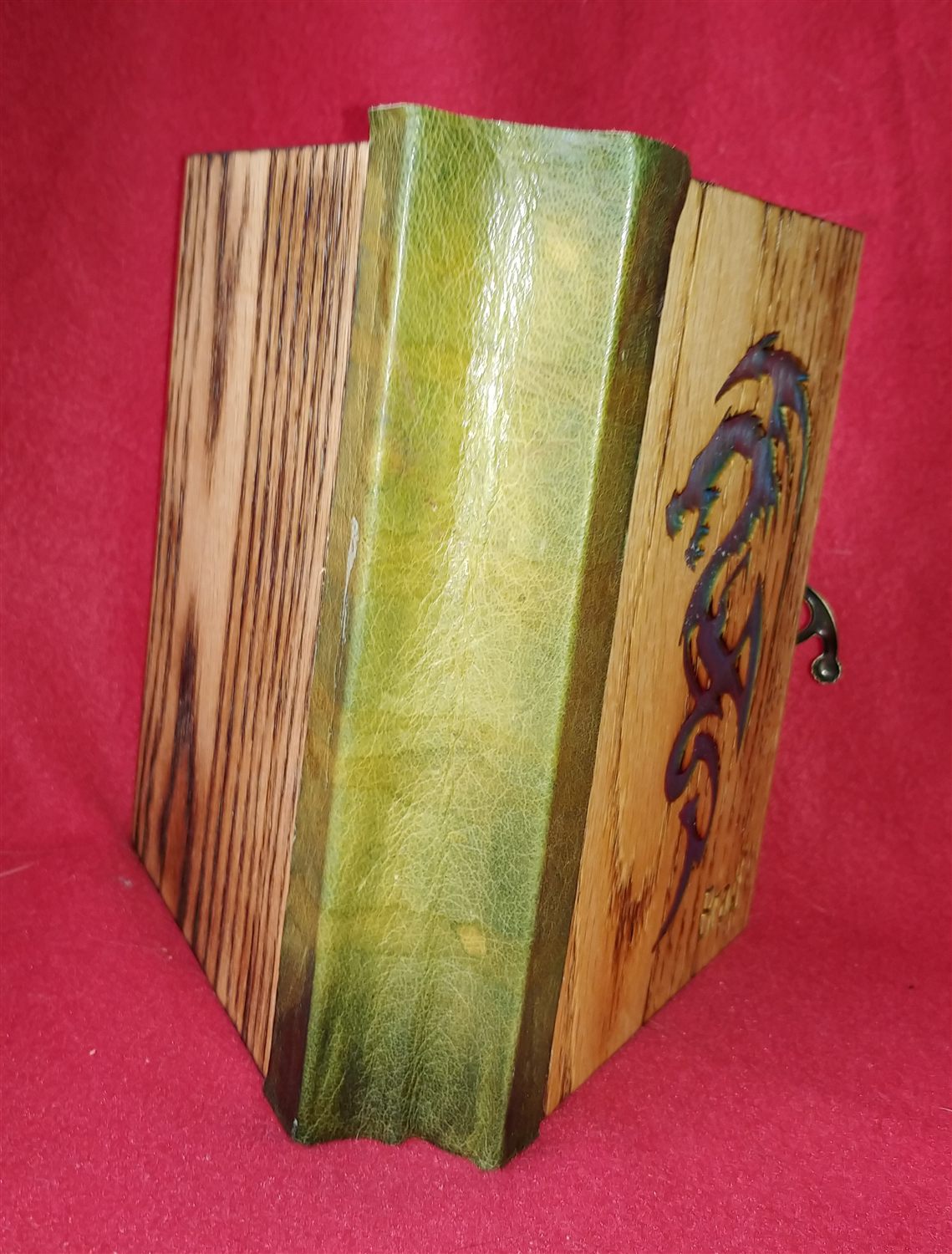 Dragon D&D book box — handmade by QCraft