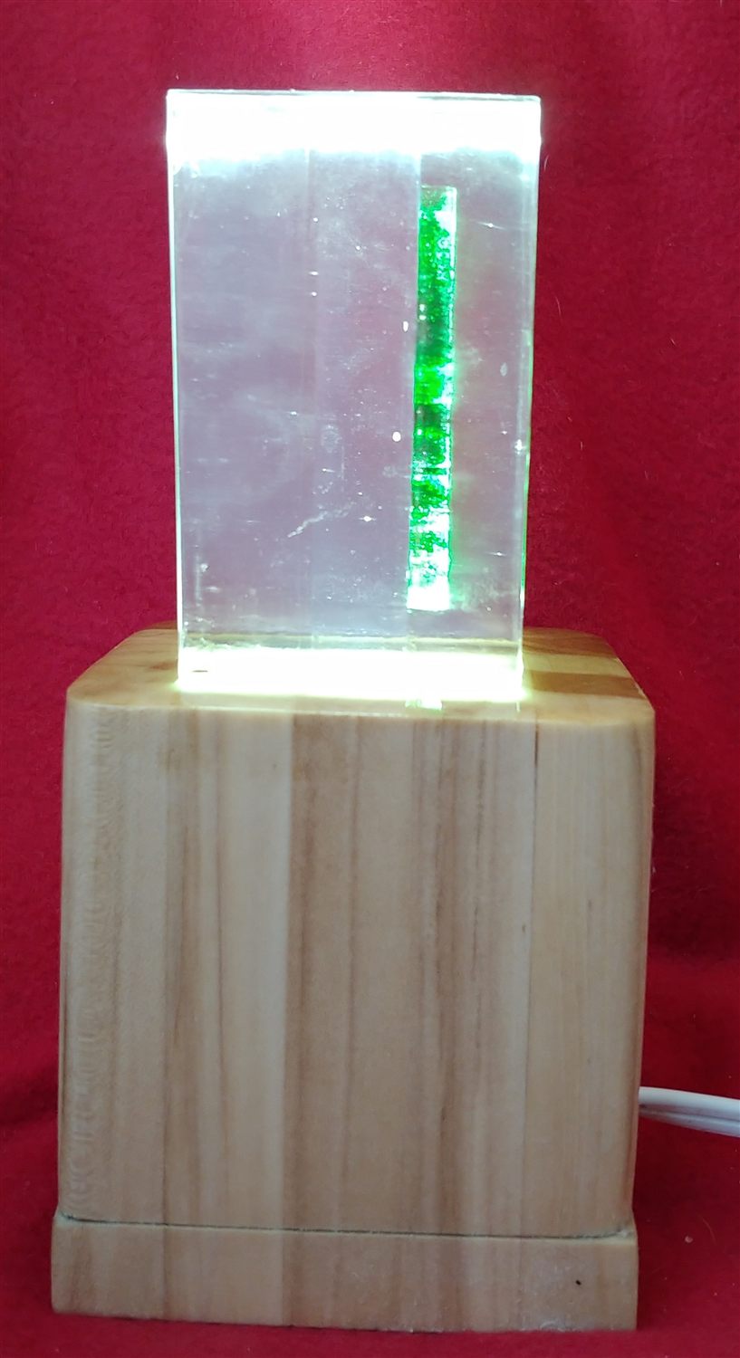 Groot resin lamp — handmade by QCraft