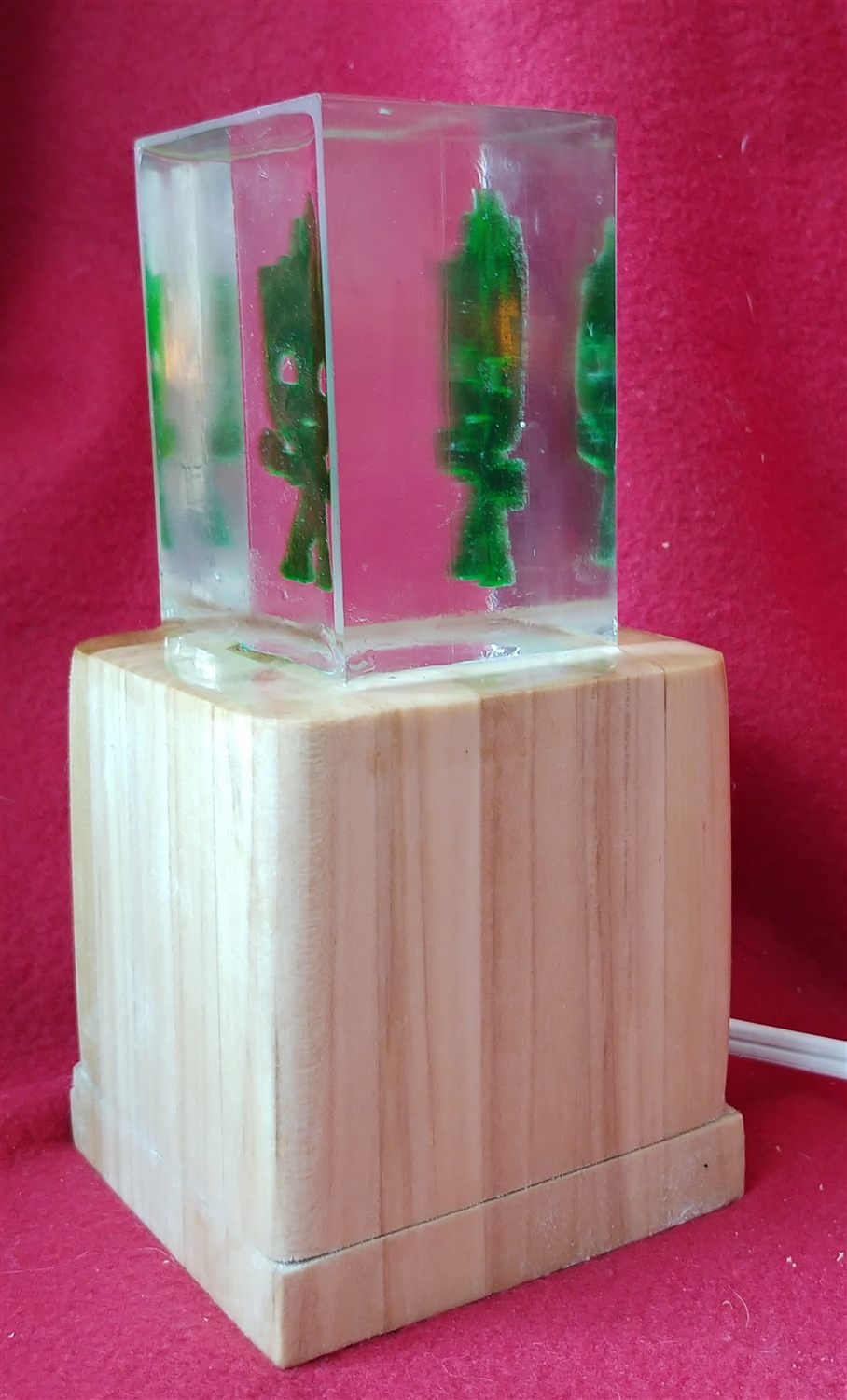 Groot resin lamp — handmade by QCraft