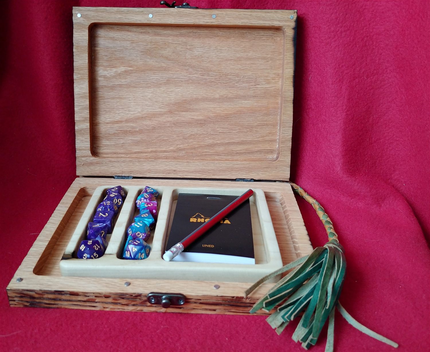 Cat D&D book box — handmade by QCraft