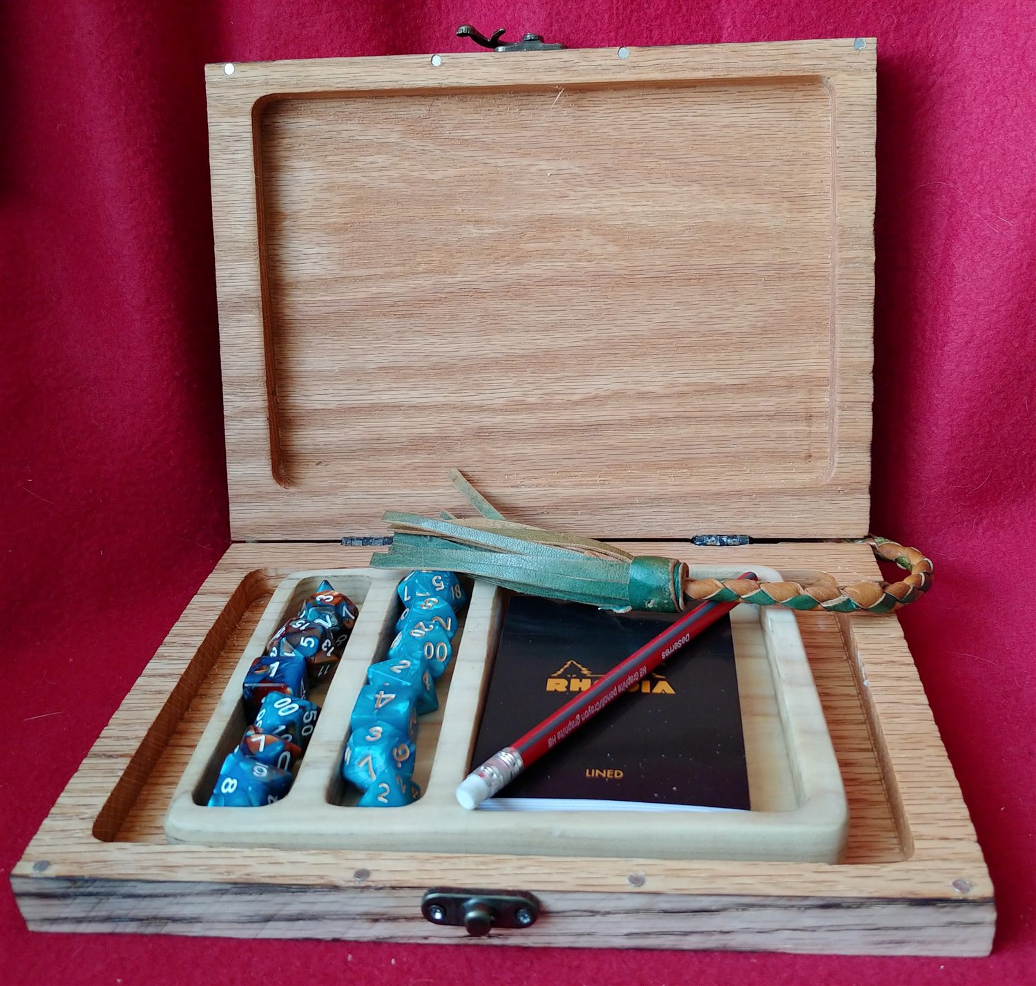 Tree-of-life D&D book box — handmade by QCraft