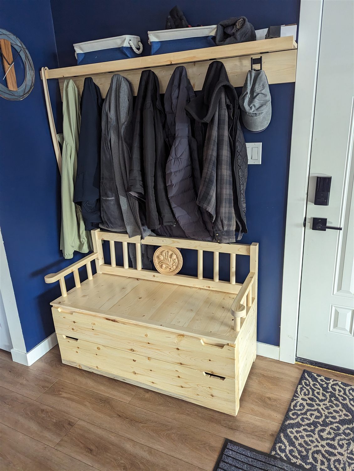 Entryway bench — handmade by QCraft