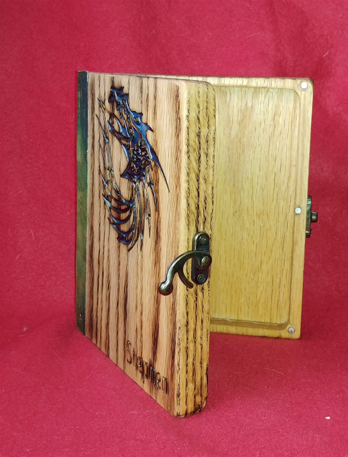 Dragon D&D book box — handmade by QCraft