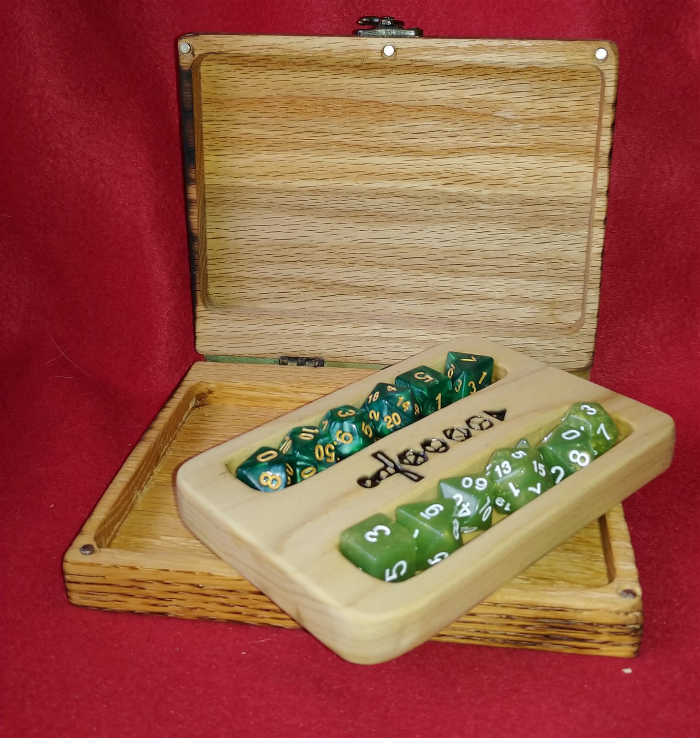 Dragon D&D book box — handmade by QCraft